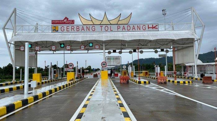 Tol Padang-Sicincin sudah dibuka dengan skema one way dan gratis (foto/ist)